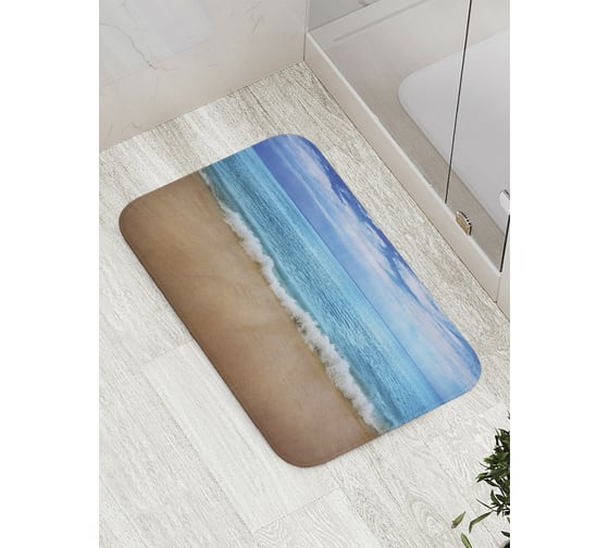 Изображение товара Коврик противоскользящий JoyArty "Быстрые волны" для ванной, сауны, бассейна, bath_10219