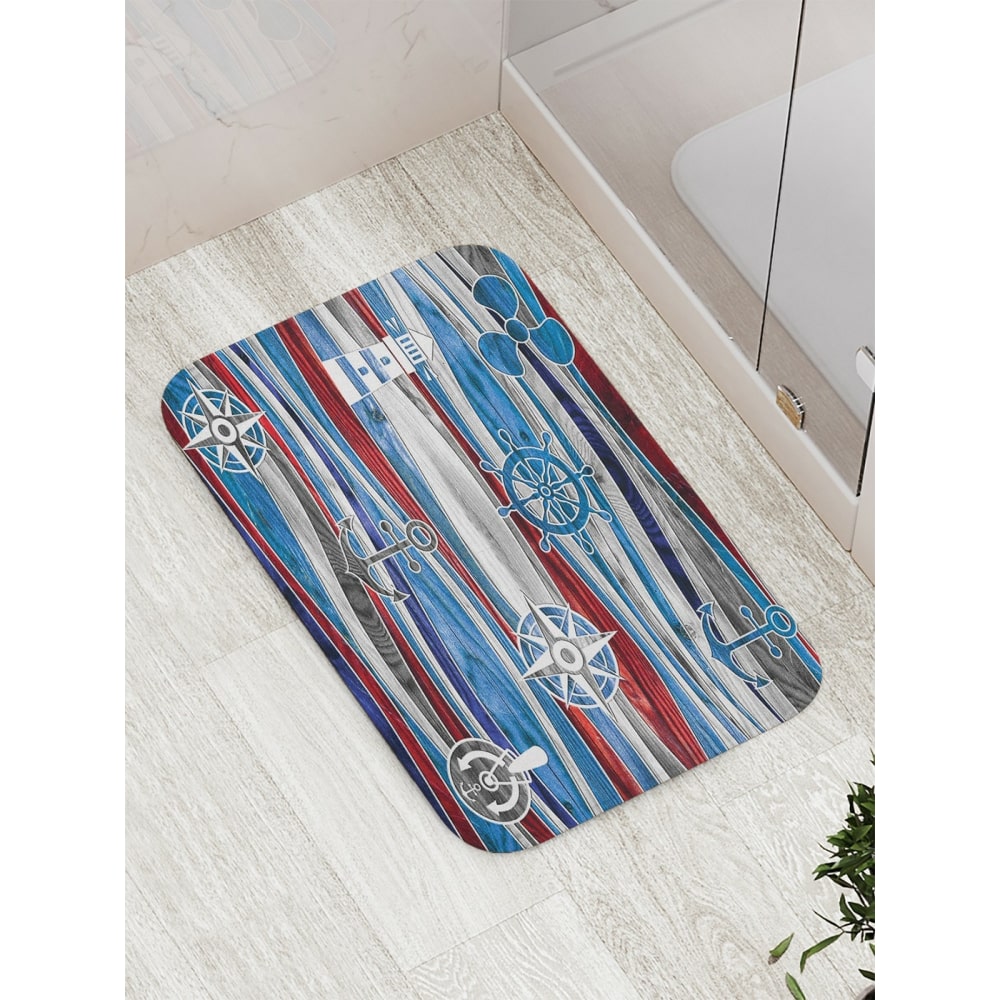 Противоскользящий коврик для ванной, сауны, бассейна JOYARTY - bath_11068