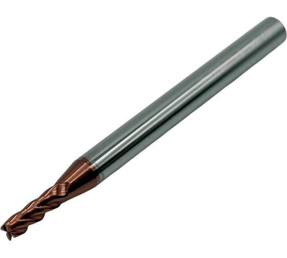 Изображение товара Фреза концевая твердосплавная ц/х TORNERI 2.5x7.5x50 мм, z=4, хвостовик 4 мм, с покрытием TiXCo, HRC 55 Т026013
