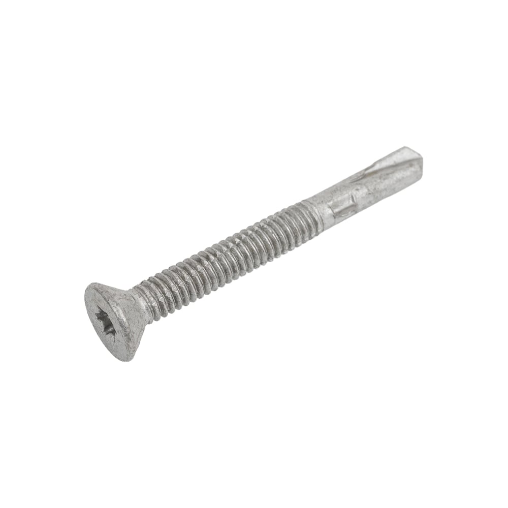 Изображение товара Саморез флюгель boltnn.ru дерево-металл 5.5x50 Torx, потайной, цинк-ламель серый, 100 шт