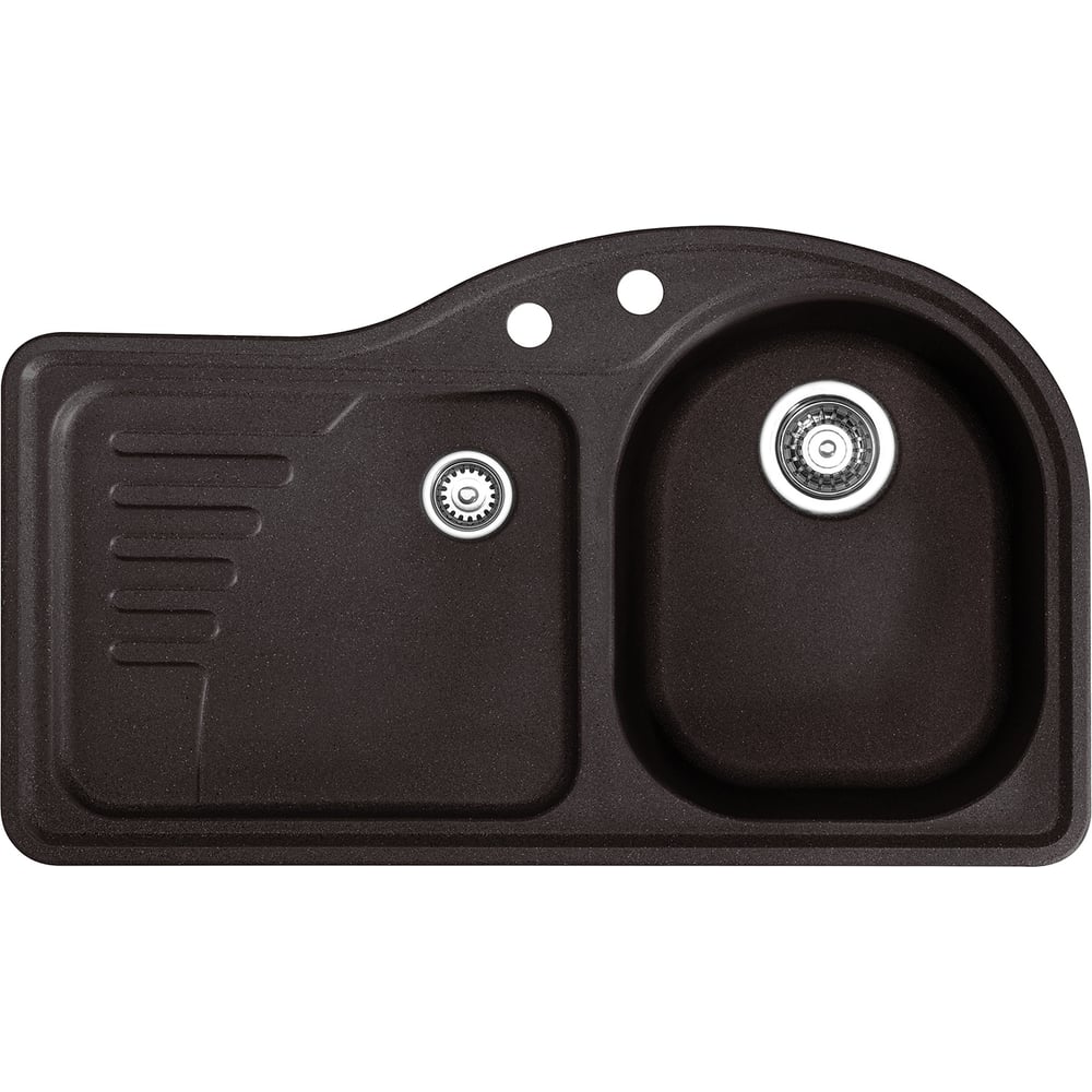 Изображение товара Мойка ALVEUS ALGRANIT FUTUR 40R A90 845x510 с сифоном врезная