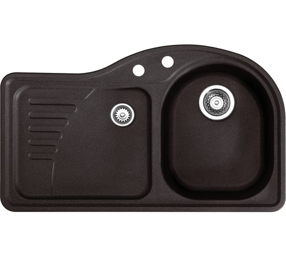 Изображение товара Мойка ALVEUS ALGRANIT FUTUR 40R A90 845x510 с сифоном 1015595