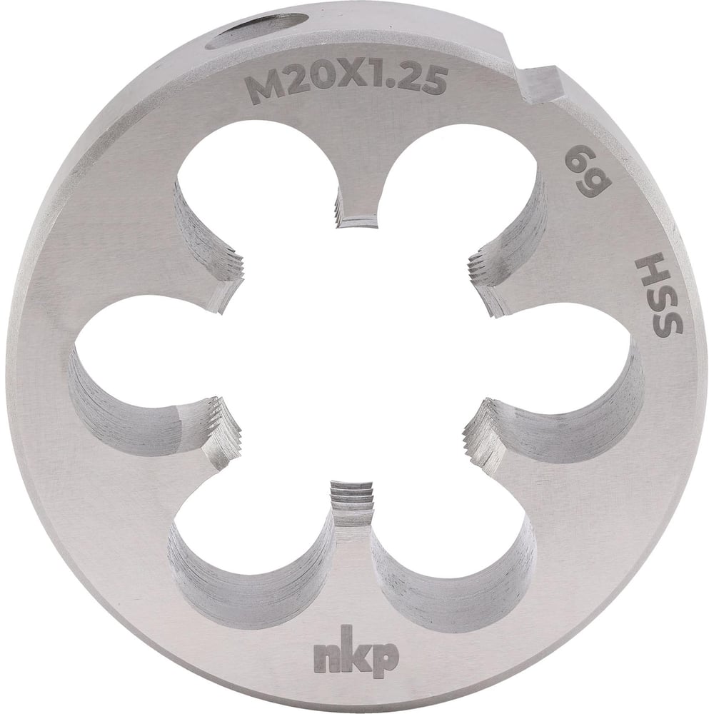 Изображение товара Плашка NKP М20, шаг 1.25 мм, HSS, DIN EN 22568, для метрической резьбы