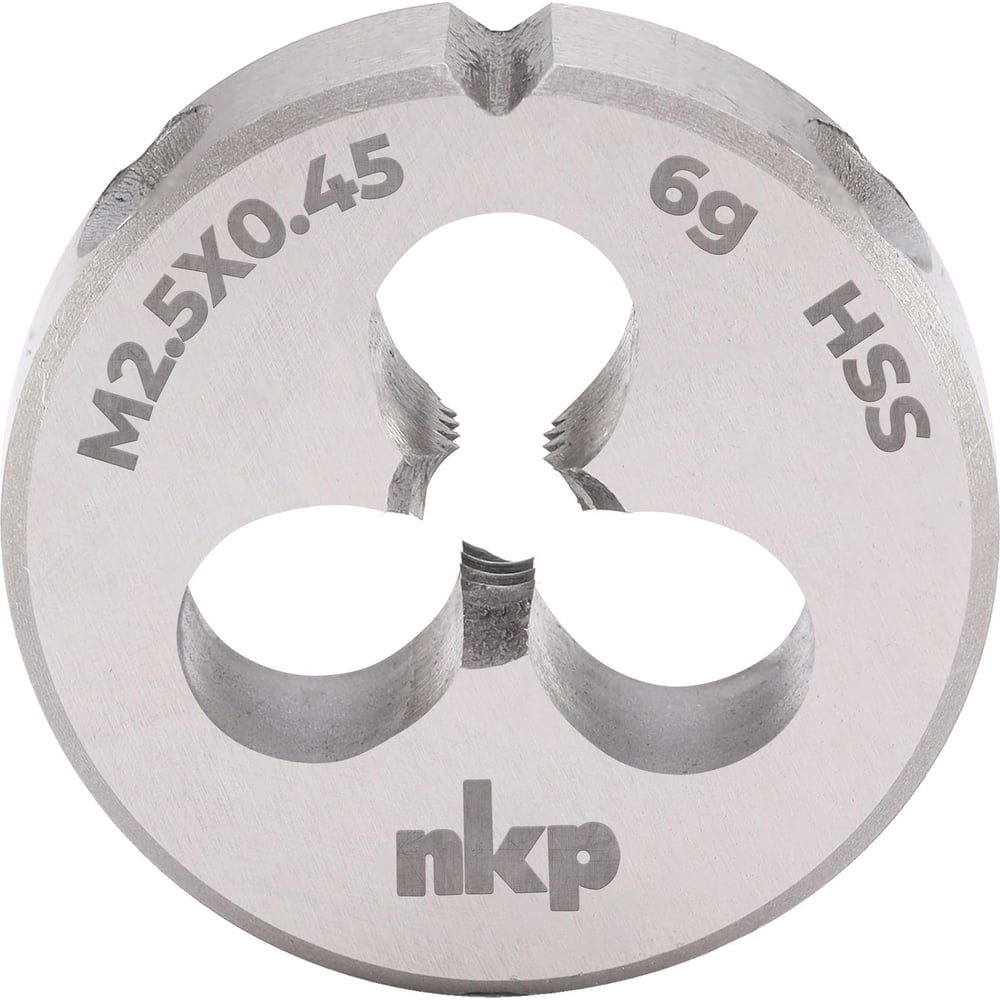 Изображение товара Плашка NKP М2.5 шаг 0.45мм DIN EN 22568 HSS 6g