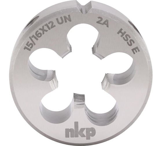 Изображение товара Плашка NKP UN 15/16 -12, DIN EN 22568, HSSE, 2A, 55x16мм 29901516UN12