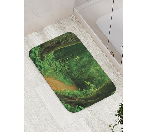 Изображение товара Коврик противоскользящий JoyArty "Ведьмина дорожка" для ванной, сауны, бассейна, bath_17139