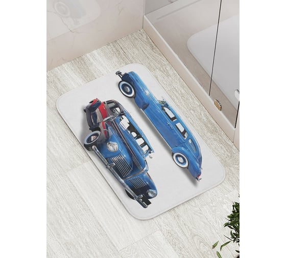 Изображение товара Коврик противоскользящий JoyArty "Авто из прошлого века" для ванной, сауны, бассейна, bath_17113