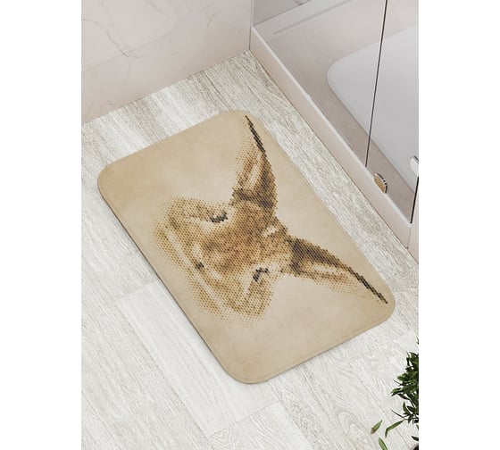 Изображение товара Коврик противоскользящий JoyArty "Матричный кролик" для ванной, сауны, бассейна, bath_17149