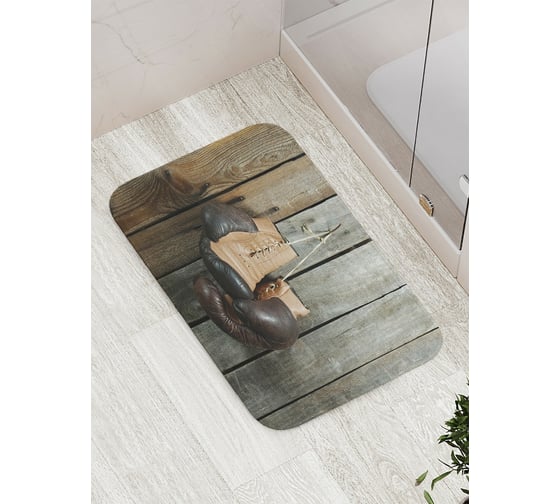 Изображение товара Коврик противоскользящий JoyArty "Перчатки чемпиона" для ванной, сауны, бассейна, bath_13163