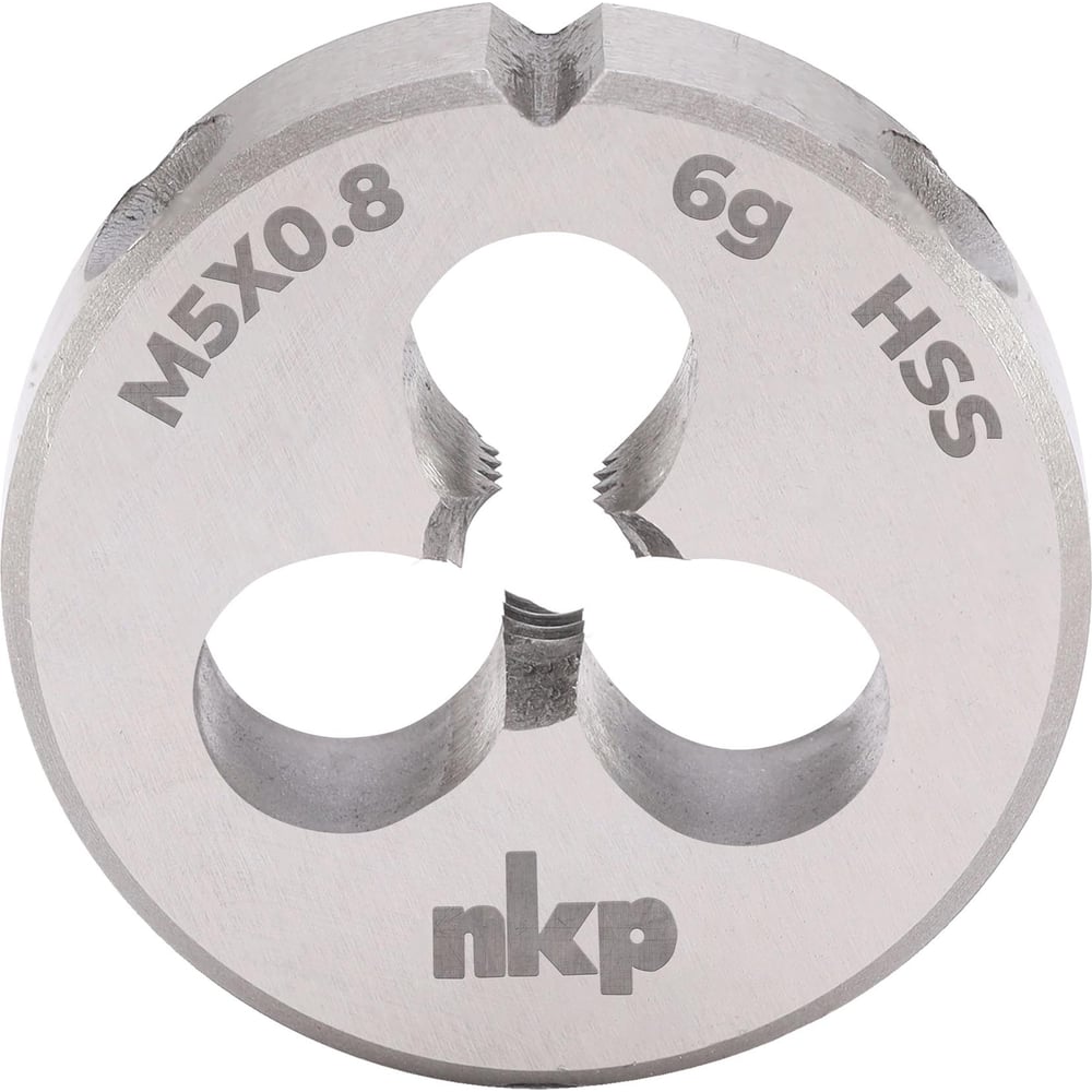 Изображение товара Плашка NKP М5 Schritt 0.8 мм DIN EN 22568 HSS для внутренней резьбы, 20х20х7 мм