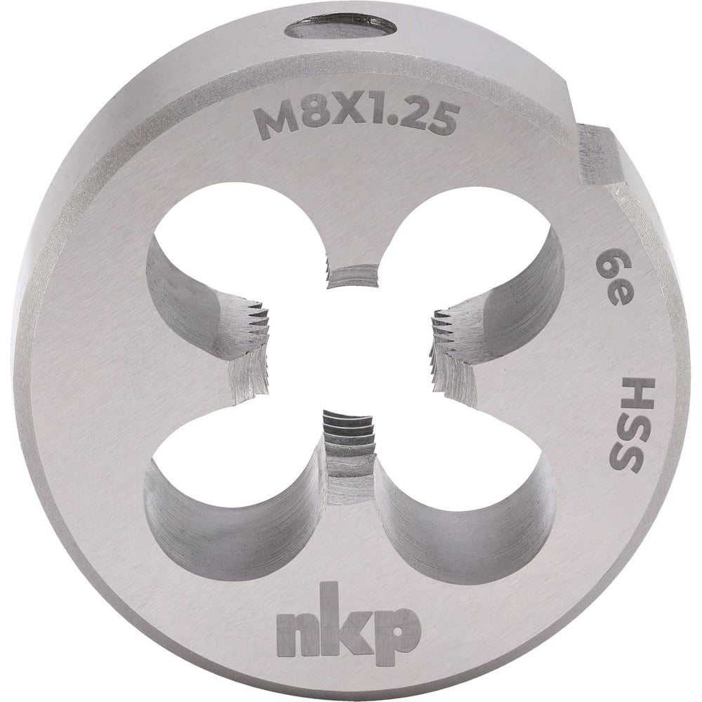 Изображение товара Плашка NKP М8 шаг 1.25мм DIN EN 22568 HSS 6e 25x9мм