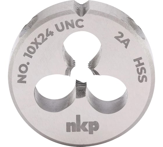 Изображение товара Плашка NKP UNC №10 -24 DINEN22568 HSS 2A 20x7мм 245010N