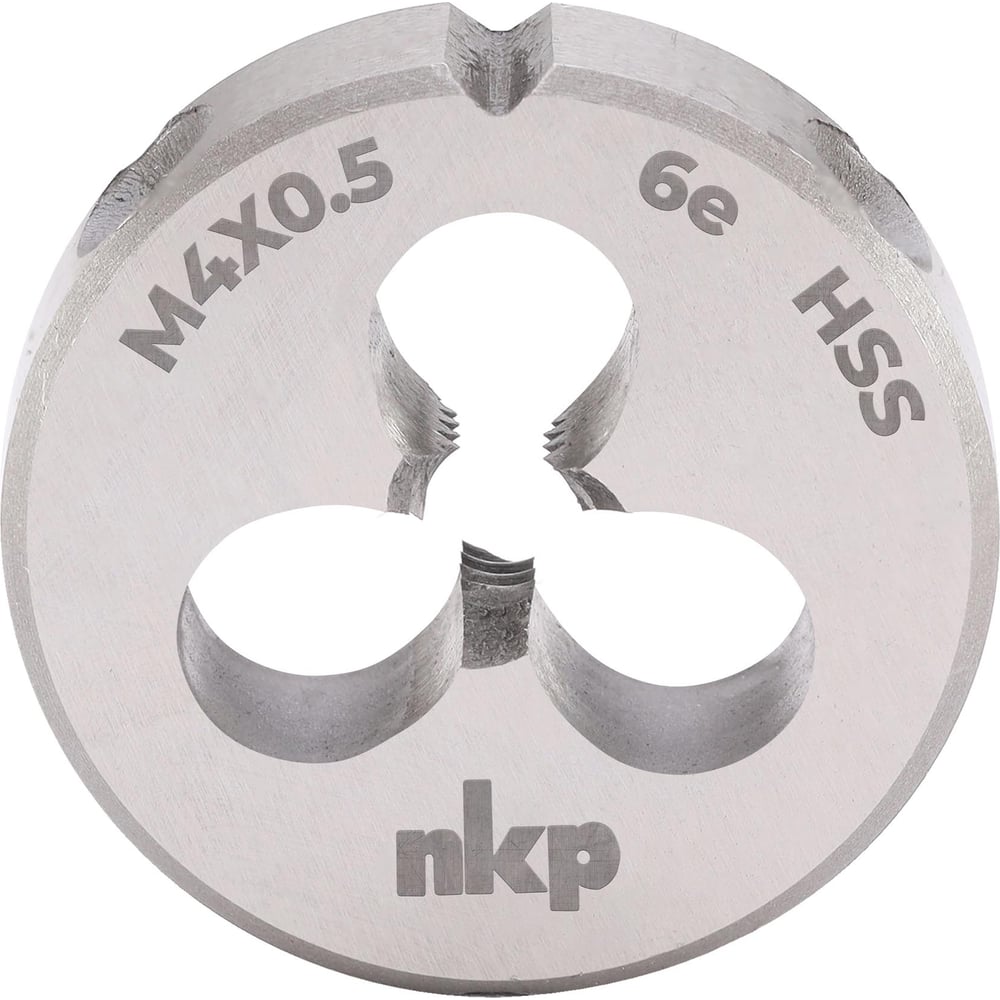 Изображение товара Плашка М4 шаг 0.5мм DIN EN 22568 HSS 6e 20x5мм