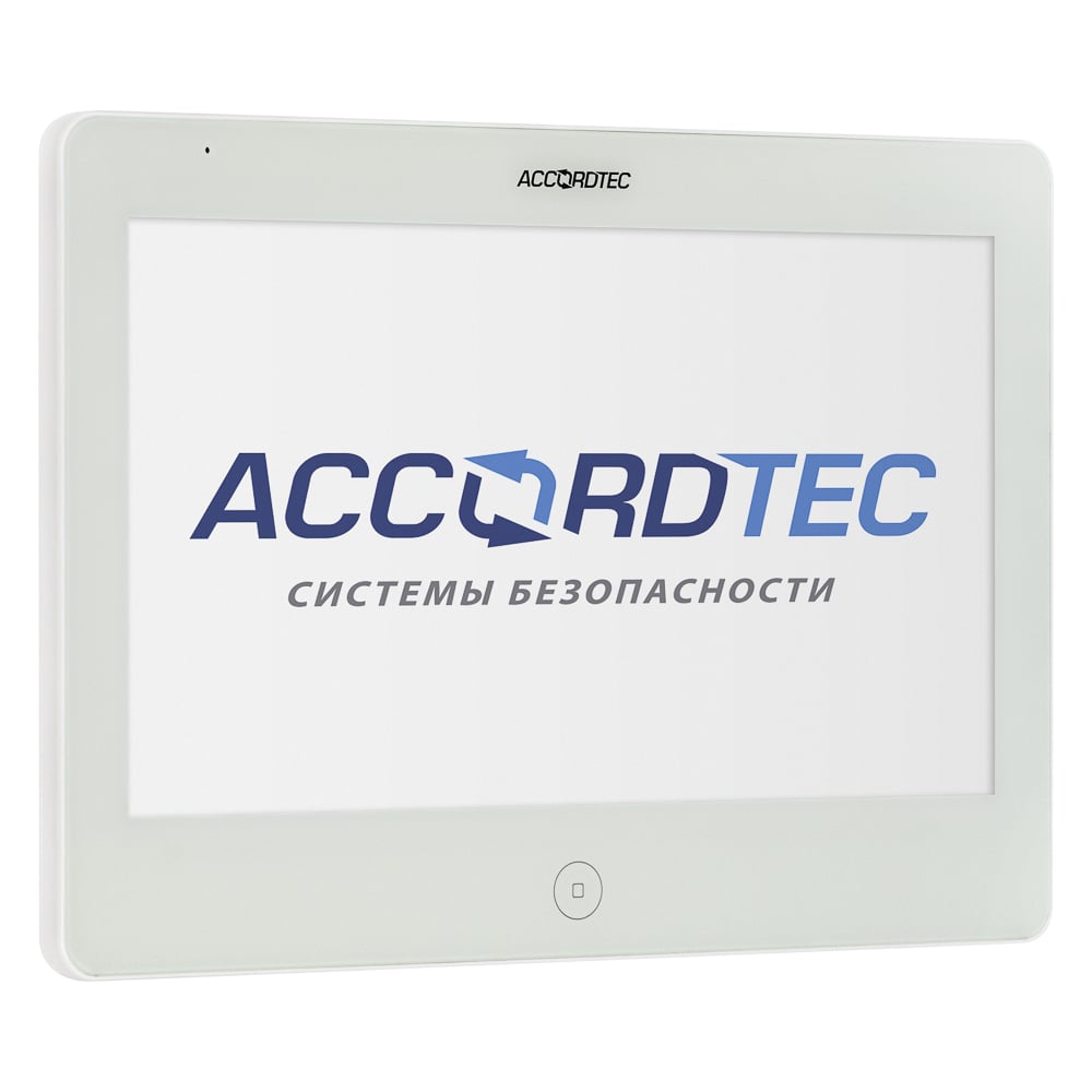 Изображение товара Видеодомофон ACCORDTEC AT-VDA101C/SD WH с большим экраном