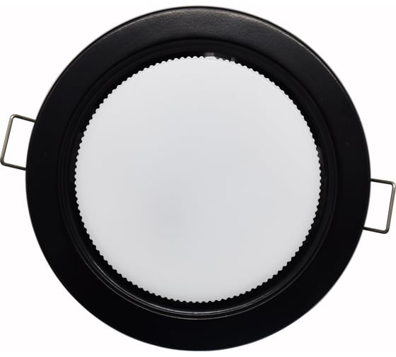 Изображение товара Светильник General Lighting Systems встраиваемый D108*H38мм General GCL-GX53-H38-MA-BLACK, под лампу GX53 до 50 Вт, корпус ме 662502