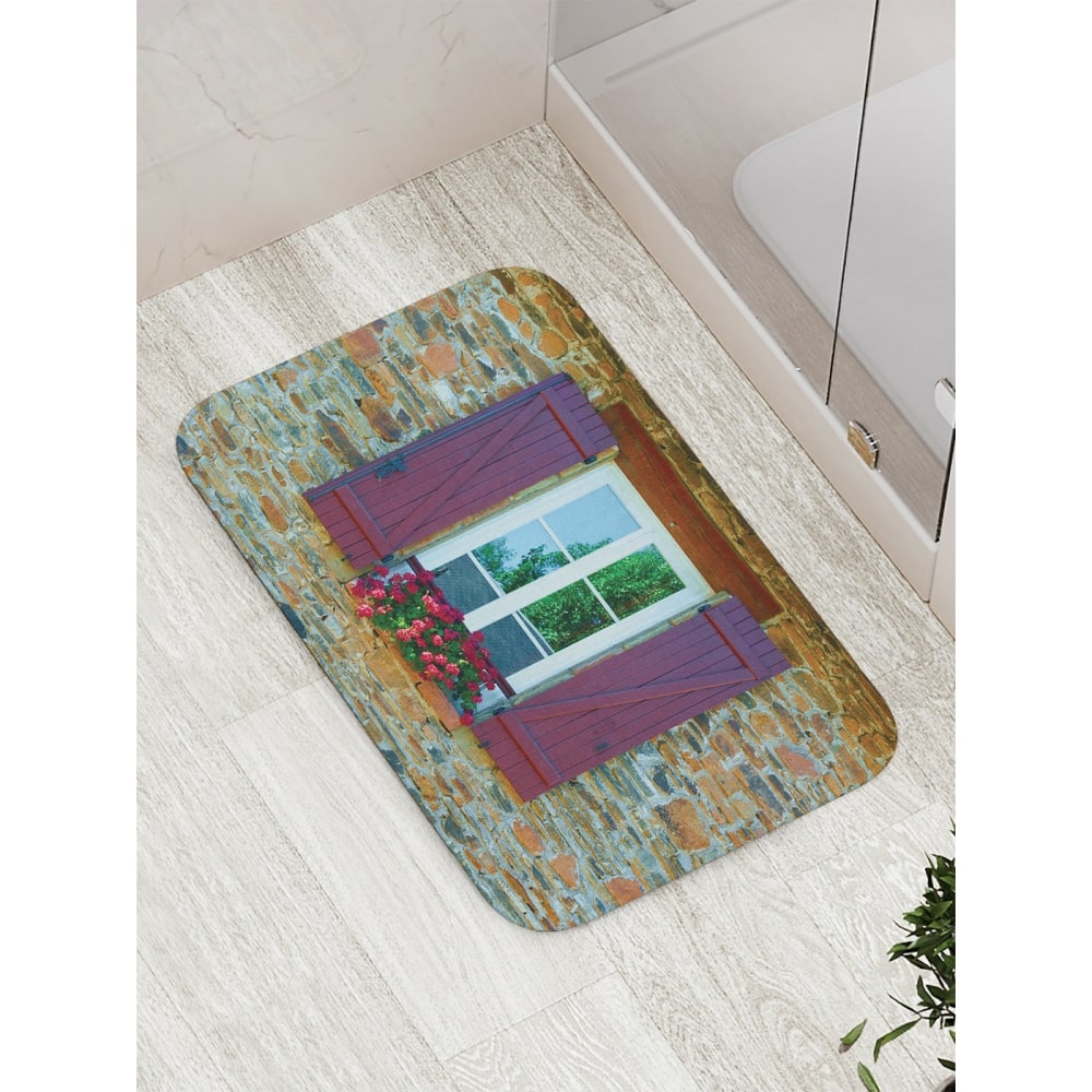 Противоскользящий коврик для ванной, сауны, бассейна JOYARTY - bath_14201