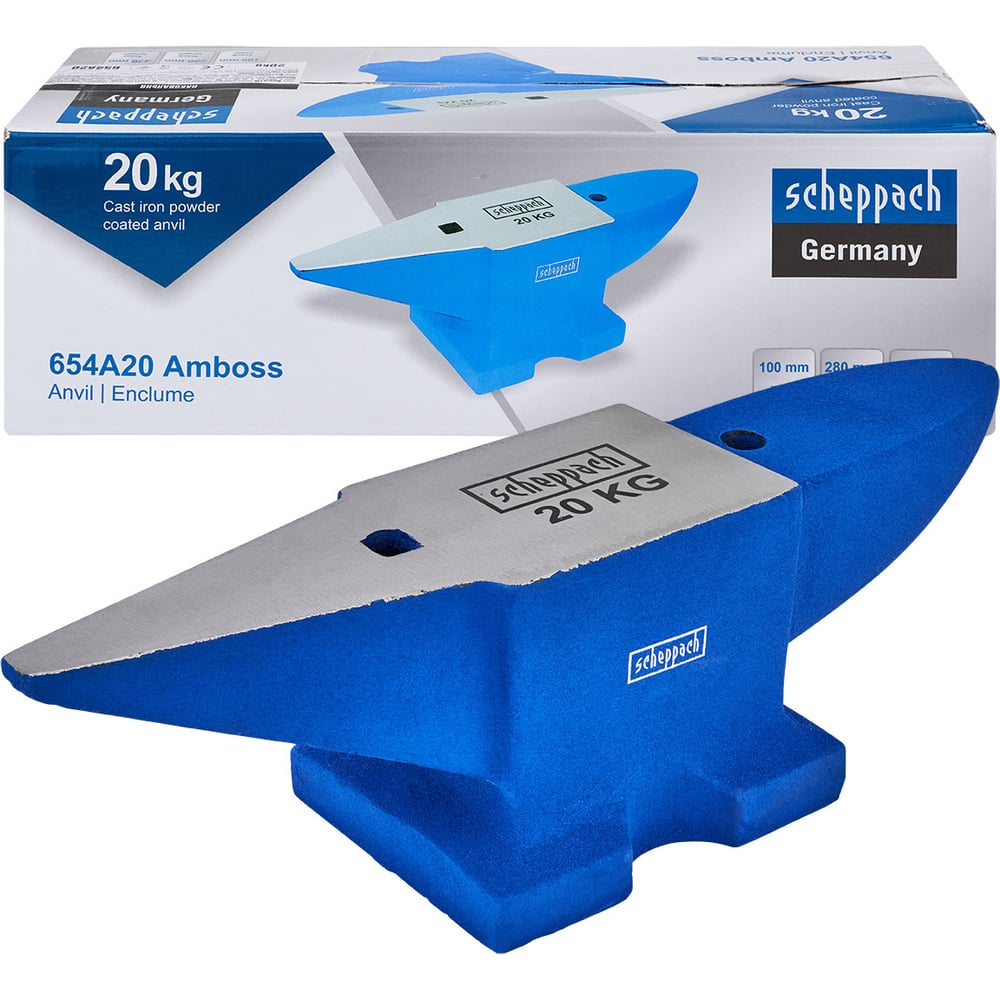 Изображение товара Наковальня Scheppach 20кг Sch-654A20 для кузнечных и слесарных работ