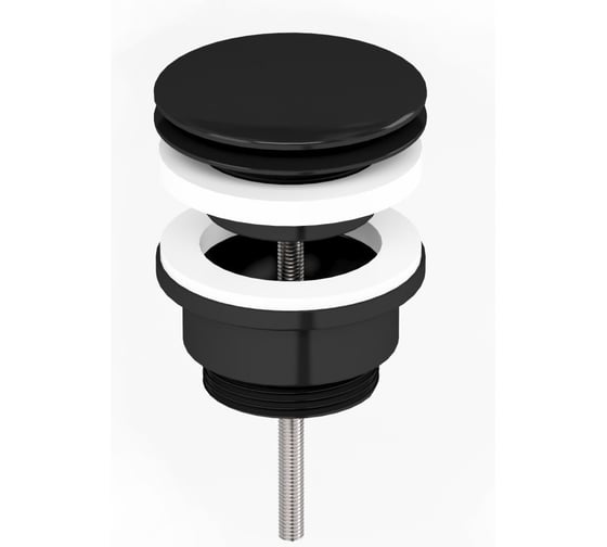 Изображение товара Донный клапан клик-клак универсальный Paini брашированный черный PVD 53PZ945ETSR 50742