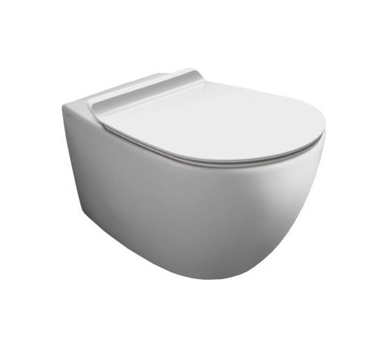 Изображение товара Унитаз подвесной SIMAS VIGNONI Rimless размер 54x36x37, белый матовый VI 18 bianco matt