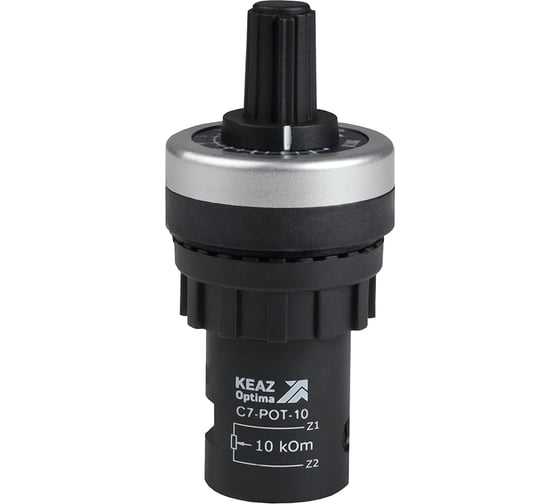 Изображение товара Потенциометр КЭАЗ OptiSignal Compact D22 C7-POT-2, 2 кОм XB4BD912R2K 362214