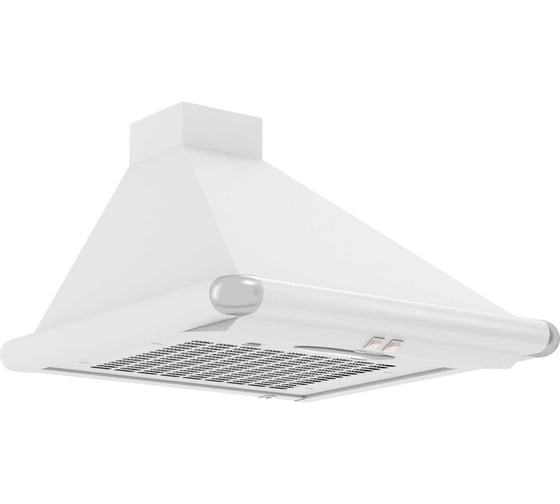 Изображение товара Кухонная вытяжка Elikor Сатурн 60П-180-В1Л, белый/белый/хром 221997