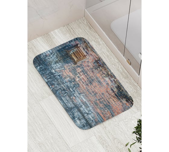Изображение товара Коврик противоскользящий JoyArty "Странное окно" для ванной, сауны, бассейна, bath_19756