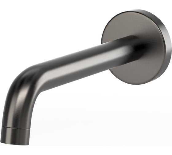 Изображение товара Излив настенный Paini Cox 19 см, брашированный черный, PVD 78PZ207CAN19 31872