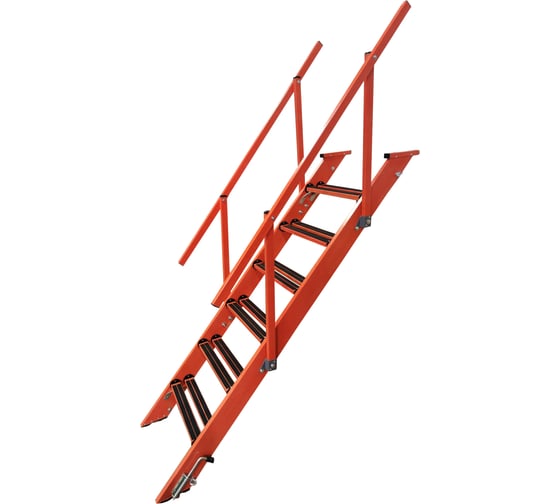 Изображение товара Трап диэлектрический стеклопластиковый Диэлектрик ТД-2,1дп (длина 2,1 метра, высота 1,5 метра, с двумя складными поручнями) Д471646