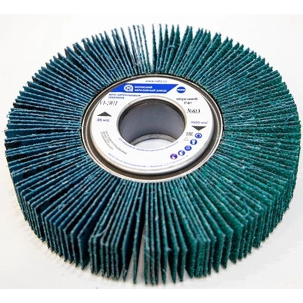 Изображение товара Круг лепестковый абразивный диск цирконий 150x30x32 P40 для нержавеющей стали