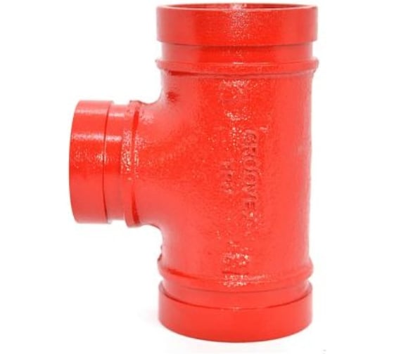 Изображение товара Тройник переходной под муфту GROOVEX  6x2 1/2 - (159x76мм) Ду 150x65мм. арт. FM/UL TPM15976