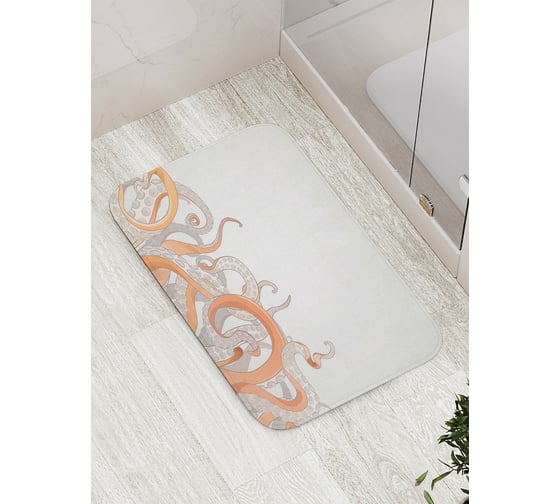 Изображение товара Коврик противоскользящий JoyArty "Щупальцы выше" для ванной, сауны, бассейна, bath_15063