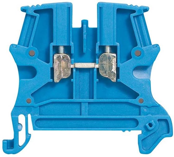 Изображение товара Винтовая клемма Legrand Viking 3, однополюсная, 1 вход/1 выход, шаг 15 мм, синий 037105