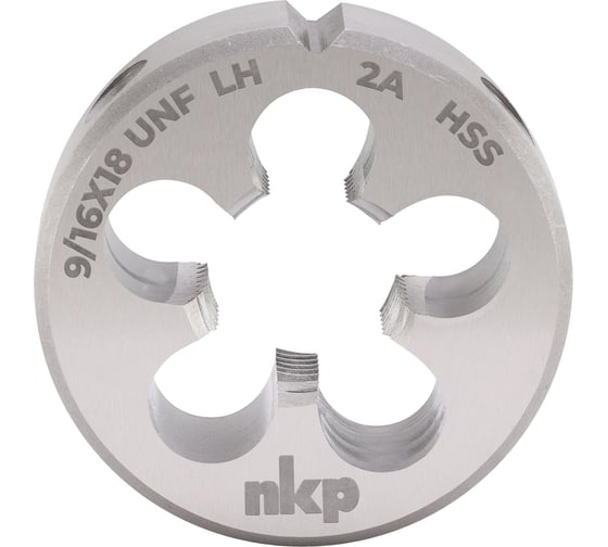 Изображение товара Плашка NKP левая UNF 9/16 -18 DINEN22568 HSS 2A 38x10мм 324224N