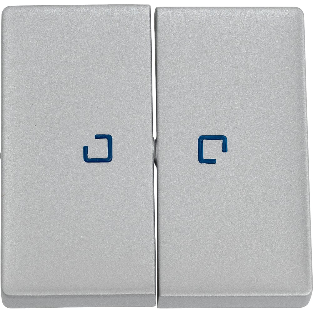 Изображение товара Лицевая панель для выключателя двухклавишного с подсветкой Legrand Valena LIFE алюминий