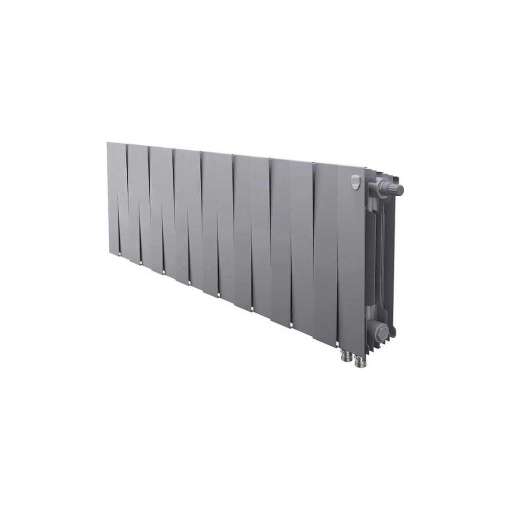 Изображение товара Биметаллический радиатор ROYAL THERMO PianoForte 300 серебристый 16 секций