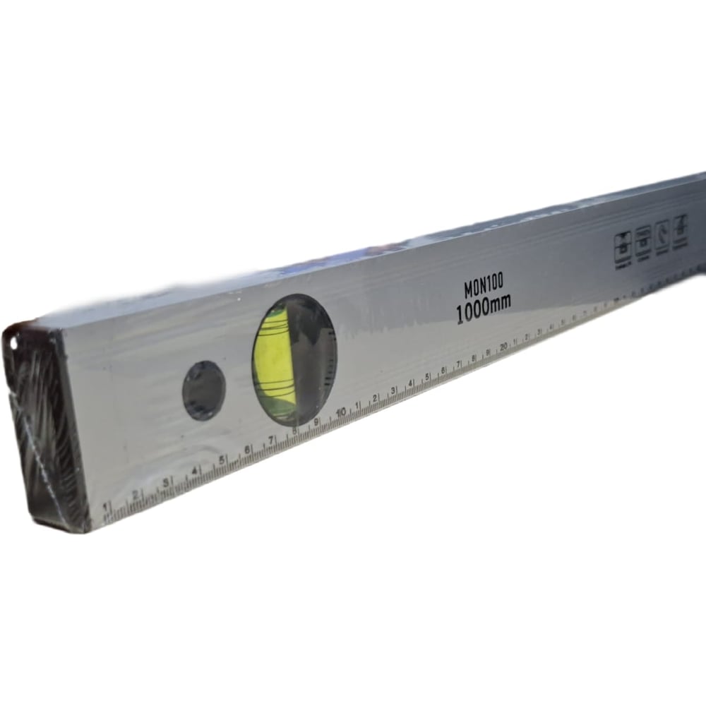 Изображение товара Алюминиевый уровень Monolit 3 глазка магнитный 1000 мм профессиональный