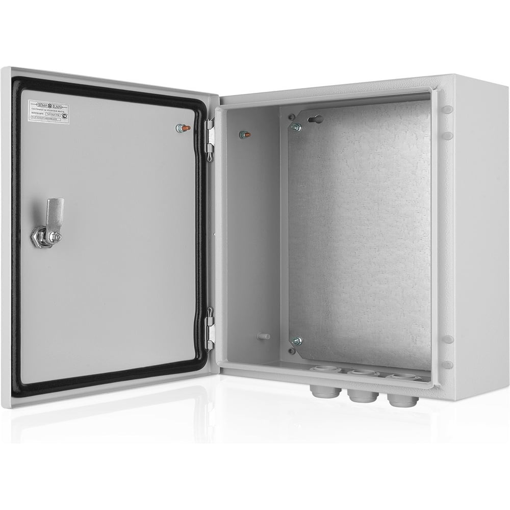 Изображение товара Щит монтажный навесной ЭЛМА ОЩН 331 IP66 с кабельными вводами
