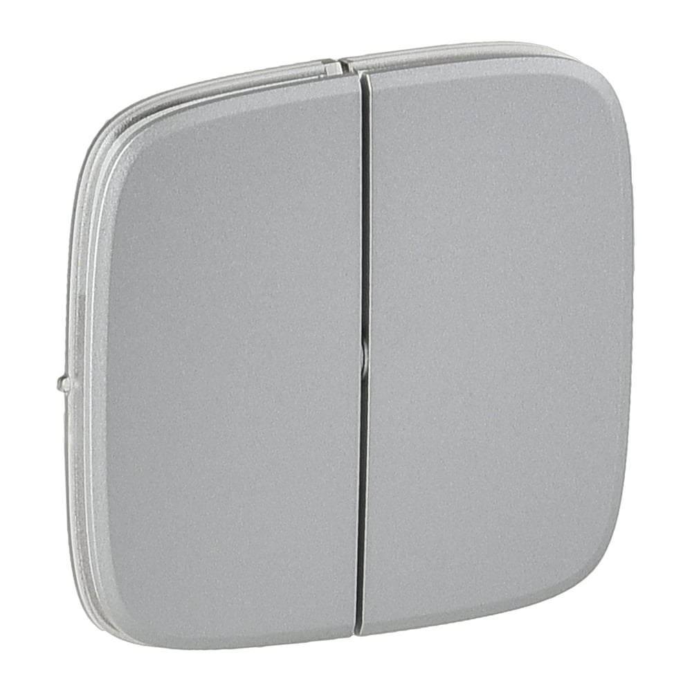 Изображение товара Клавиша Legrand Valena ALLURE Алюминий 2-ая монтаж накладной