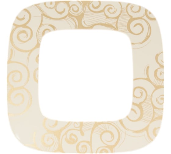 Изображение товара Рамка Legrand Valena ALLURE  "Нарцисс золото".1-постовая универсальная 754351