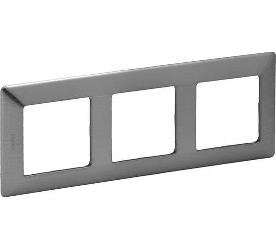 Изображение товара Рамка Legrand Valena LIFE  "Сталь".3-постовая универсальная 754153