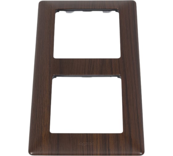 Изображение товара Рамка Legrand Valena LIFE  "Темное дерево".2-постовая универсальная 754172