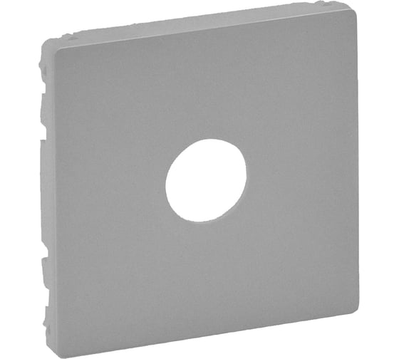 Изображение товара Лицевая панель Legrand Valena LIFE  для розеток ТВ.Алюминий 754762