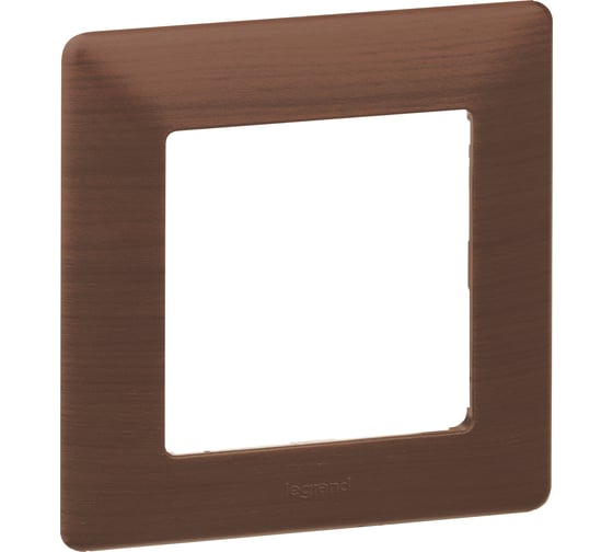 Изображение товара Рамка Legrand Valena LIFE  "Темное дерево".1-постовая универсальная 754171