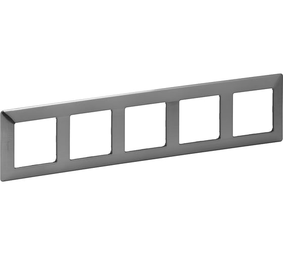 Изображение товара Рамка Legrand Valena LIFE  "Сталь".5-постовая универсальная 754155