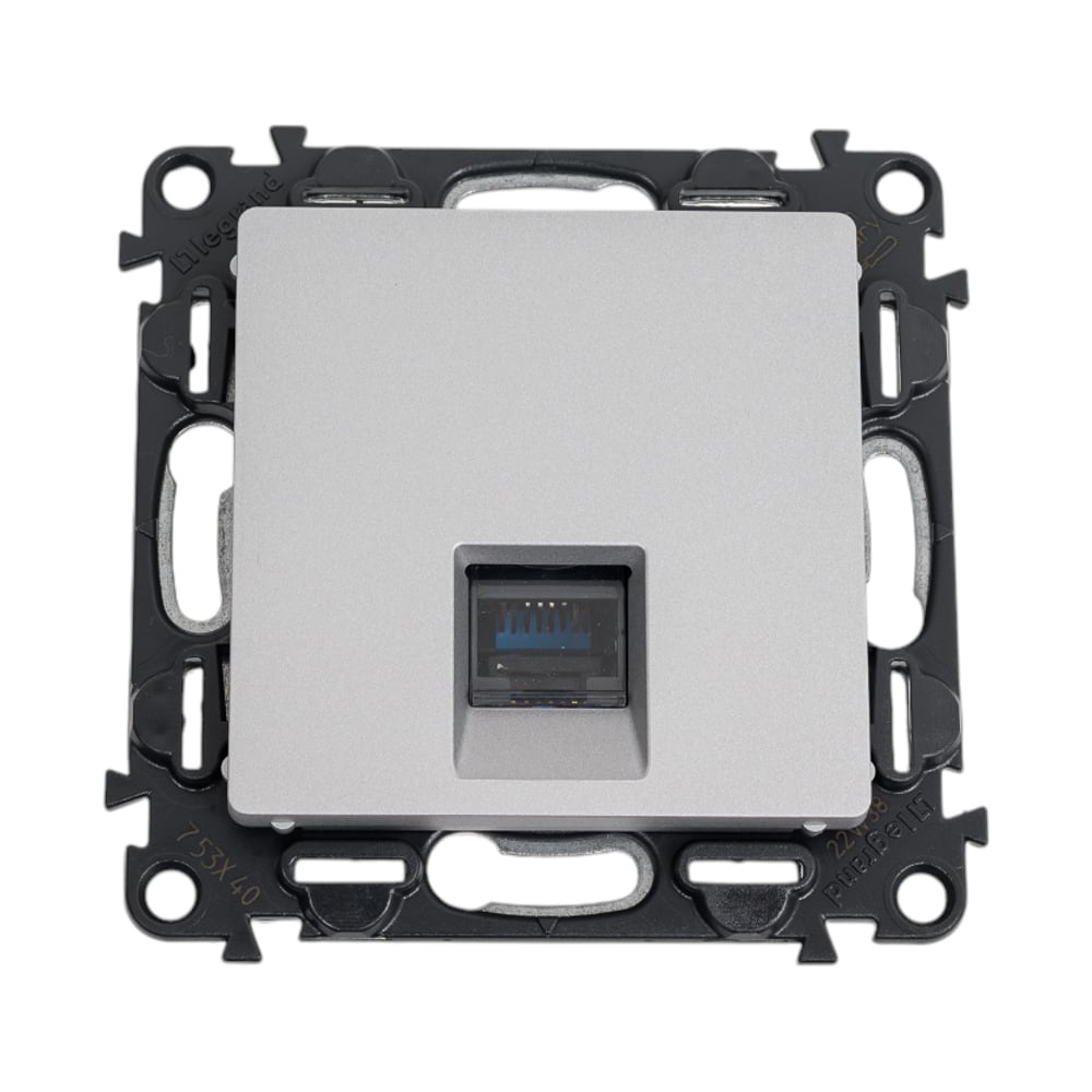 Изображение товара Компьютерная розетка Legrand Valena LIFE DIY RJ45 1-ая UTP алюминий