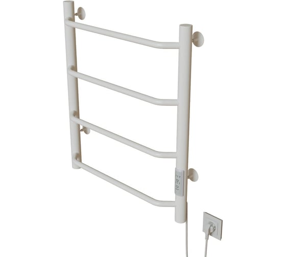 Изображение товара Полотенцесушитель MIXLINE MIRA 80x50 таймер, 253 Вт, 6 перекладин электрический БЕЛЫЙ 556350