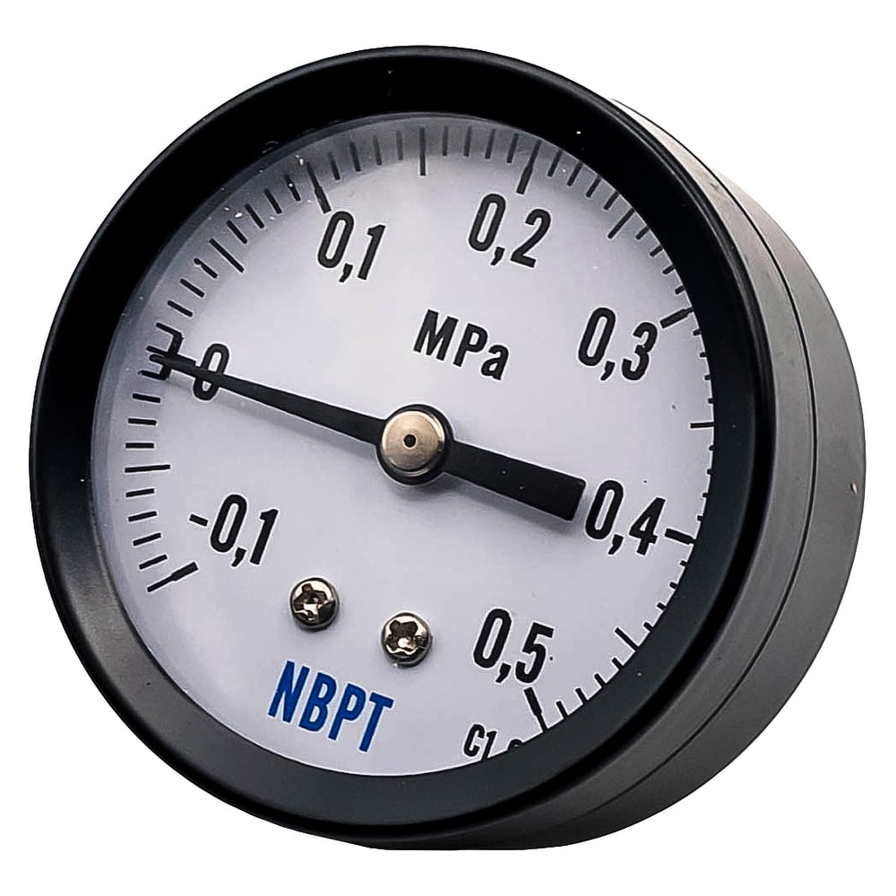 Изображение товара Манометр вакуумметр осевой NBPT Y-P50 G1/4 50 мм защита поликарбонат