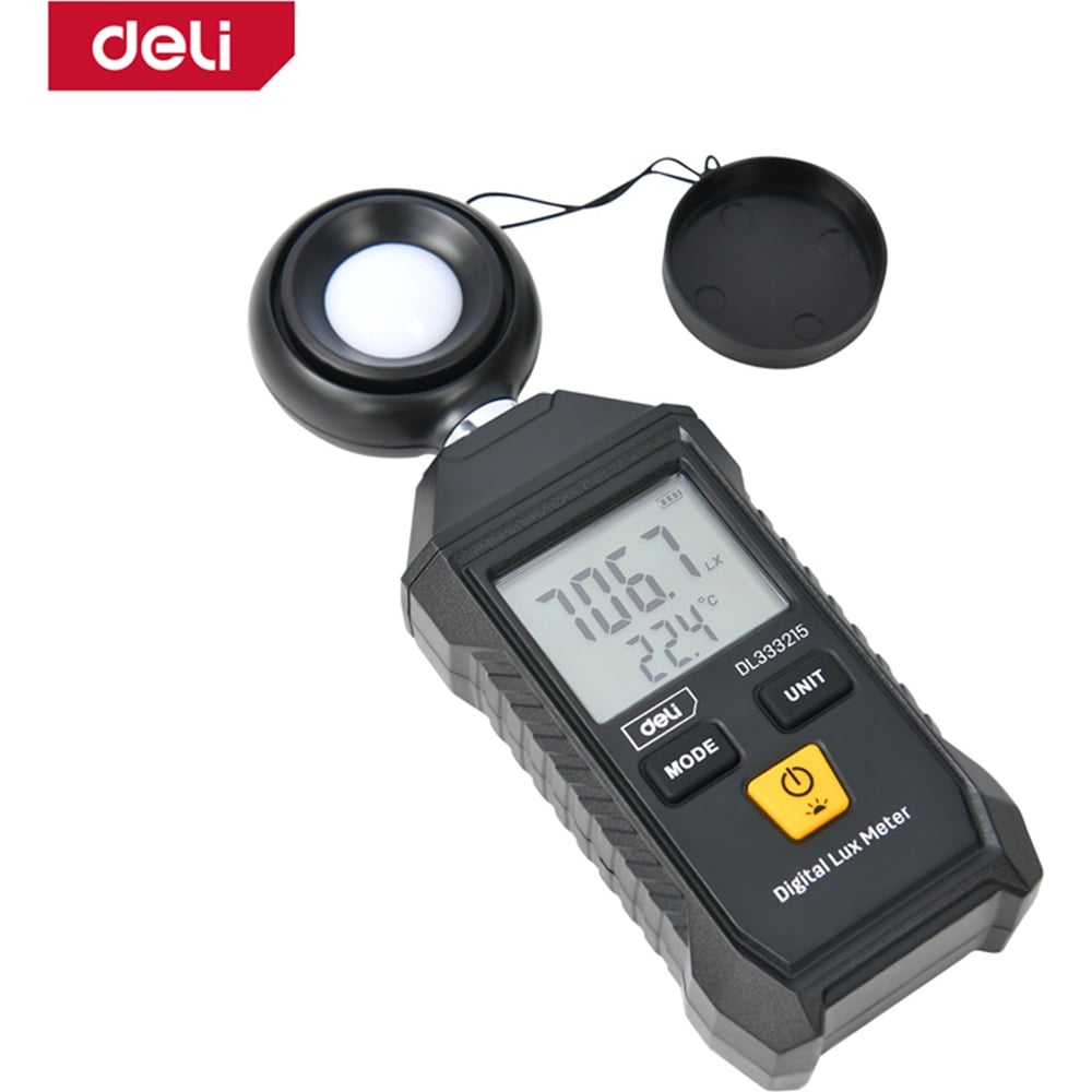 Изображение товара Люксометр-термометр Deli DL333215 до 200000 люкс