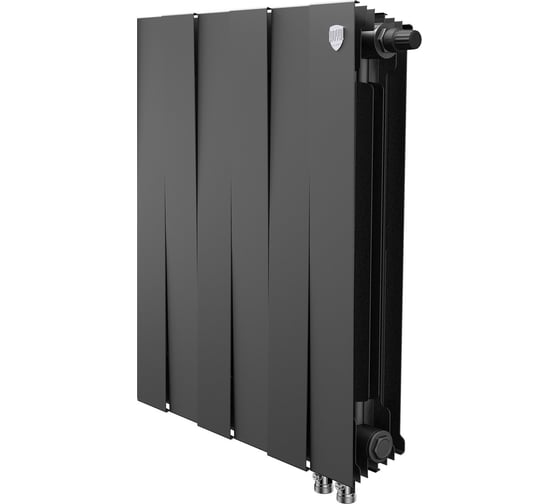 Изображение товара Радиатор биметаллический ROYAL THERMO PianoForte 500 Чёрный VR80 - 6 секц. НС-1682392