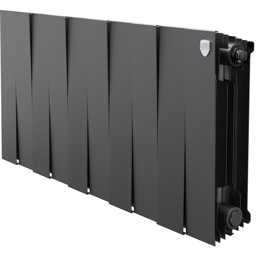 Изображение товара Радиатор биметаллический ROYAL THERMO PianoForte 300 Чёрный - 10 секц. НС-1682350